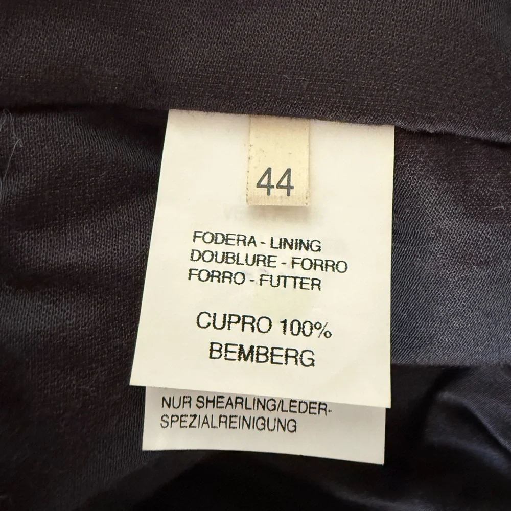 Fratelli Rossetti chocolate brown leather bomber jacket size S - Picture 11 of 12